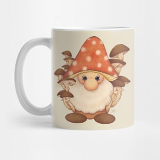 Cute Woodland Mushroom Gnome Mug